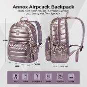 Sac à dos Annox Airpack Schooling - 31 x 14 x 46 cm - 22 L - Rose