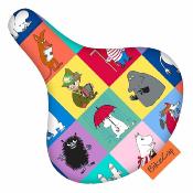 Housse de selle de vélo pour adolescents et adultes - Moomin Checked