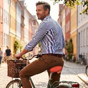Housse de selle de vélo - Rouge Uni