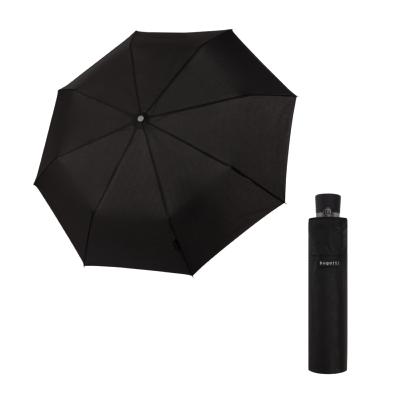 Parapluie pliant - Poignée élégante avec logo Bugatti - Noir