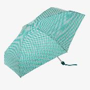 Mini parapluie pliant pour femme - Résistant au vent - Protection UV - Bleu turquoise