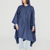 Poncho imperméable pliable pour homme et femme - Multi-usage et imperméable - Bleu