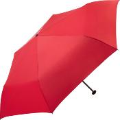 Mini Parapluie pliant ultra fin pour Femme - Parapluie Ultre léger de 95 GR - Résistant au vent - Rouge