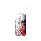 Mini Parapluie Pliant avec Revêtement UV - Léger et Compact - Fleurs rouges