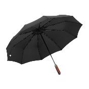 Parapluie pliant automatique pour homme - Parapluie trois volets - Noir