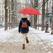 Parapluie long pour enfants - Rouge