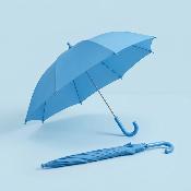 Parapluie long pour enfants - Bleu
