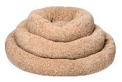 Ferribiella – Sac De Couchage pour Chiens et Chats pour Chiens et Chats – Couchage Confortable et Rassurant – Standard –Ø 55 cm – Beige