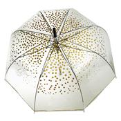 Parapluie Cloche - Design Anglais - Ouverture automatique - Pois dorés