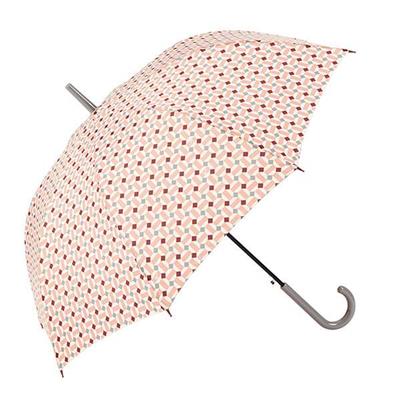 Parapluie long femme résistant au vent - Ouverture automatique - Motifs roses