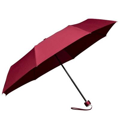 Parapluie femme - pliant - ouverture manuelle - bordeaux
