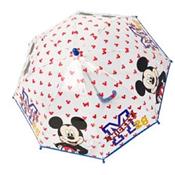 Parapluie long transparent pour gar?ons - Disney - Imprim? Mickey