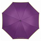 Grand parapluie automatique - Résistant au vent - Avec poignée courbée - Violette Jacinthe