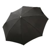 Parapluie pliant pour homme Bugatti - Ouverture et fermeture automatiques - Résistant au vent - Large diamètre - Noir