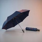 Parapluie pliant unisexe - Ouverture et fermeture automatiques - Résistant au vent - Bleu