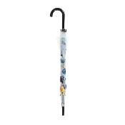 Parapluie transparent cloche - Système d'ouverture automatique - Avec poignée courbée - Résistant aux intempéries