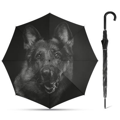Grand parapluie automatique - Chien noir