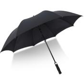 Parapluie long -  Ouverture Bouton plat Automatique - Noir