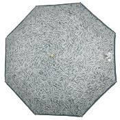 Parapluie pliant et écologique pour femme - Ouverture manuelle - Large protection 97 cm - Imprimé feuille verte