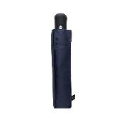 Parapluie pliant pour hommes et femmes – Système d'ouverture et de fermeture automatique – Résistant au vent – ​​Protection anti-UV – Bleu marine