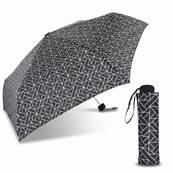 Parapluie Pliant Ultraléger et Compact pour Femme - Monochrome - Motif Polygonal