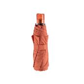 Parapluie pliant carré pour femmes - Grande toile de 102 cm - Résistant au vent - Adapté à 2 personnes - Pêche corail