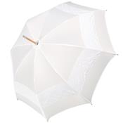 Parapluie mariage avec garniture en dentelle - Fabriqué à la main en Autriche