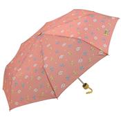 Parapluie pliant manuel femme - Large toile - Mister Wonderful - Rose