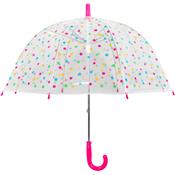 Parapluie transparent cloche pour fille - Imprimé étoiles
