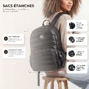 Sac à dos Annox Airpack - 31 x 14 x 46 cm - 22 L - Noir