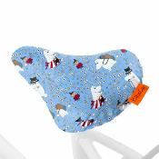 Housse de selle de vélo pour adolescents et adultes - Moomin Pretty Blue