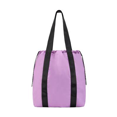 Sac cabas réversible pour femme - Résistant à l'eau - Noir et Rose fondant