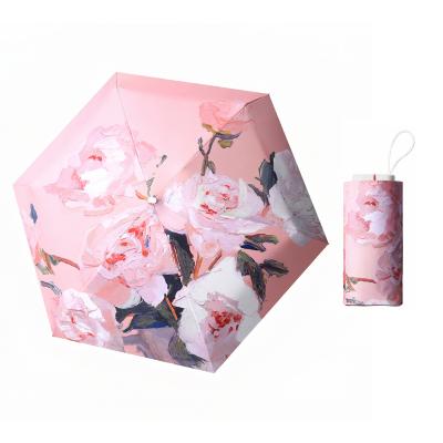 Mini Parapluie Pliant avec Revêtement UV - Léger et Compact