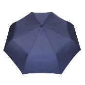 Parapluie pliant pour hommes et femmes – Système d'ouverture et de fermeture automatique – Résistant au vent – ​​Protection anti-UV – Bleu marine