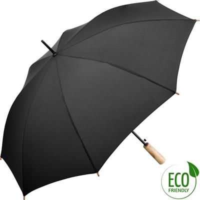 Parapluie écologique automatique - Fait de plastique recyclé - Large protection de 105CM de diamètre - Black