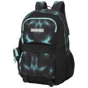Sac à dos scolaire Annox NextGen - 31 x 19 x 46 cm - 38 L - Noir/Sarcelle