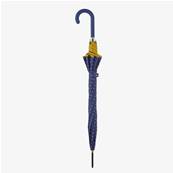 Parapluie long automatique - UVP 50+ Protection - Pois - Bleu