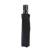 Parapluie pliant unisexe - Ouverture et fermeture automatiques - Résistant au vent - Noir avec bordure rouge
