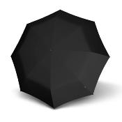 Parapluie pliant Homme KNIRPS - Ouverture automatique - Noir avec poignée fait de bois Italien