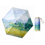 Mini Parapluie Pliant avec Revêtement UV - Léger et Compact - Champs de blé