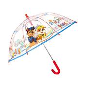 Parapluie transparent cloche pour enfant - Parapluie garçon - Paw Patrol