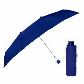 Parapluie pliant carré pour femmes - Grande toile de 102 cm - Résistant au vent - Adapté à 2 personnes - Bleu royal