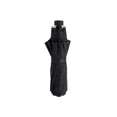 Parapluie pliant ultraléger et slim pour femmes - Résistant au vent - Avec protection UV - Noir