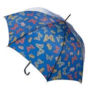 Parapluie long - Ouverture automatique - Résistant au vent - imprimé papillons