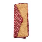 Mini parapluie femme - Résistant au vent - Housse en liège - Rouge