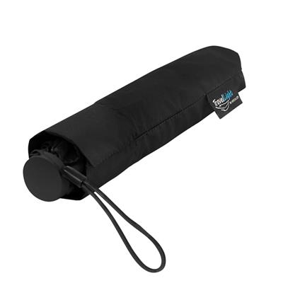 Parapluie pliant de voyage - ULTRA léger 105 GR - Résistant au vent - Noir