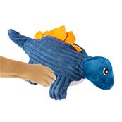 Duvoplus – Peluche dinosaure Stegosaurus pour chien, jouet sonore et réconfortant à câliner – Taille L – 34x12x16 cm – Bleu
