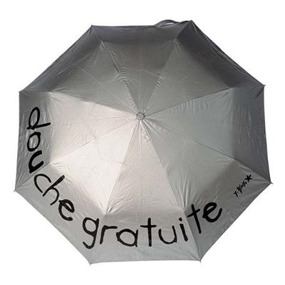Parapluie pliant - Douche gratuite - Argent