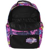Sac à dos scolaire Annox NextGen - 30 x 16 x 47 cm - 23 L - Noir/Rose