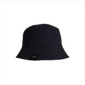 Chapeau imperméable pliable et réversible avec sac de rangement - Avec protection solaire UVP50+ - Matière recyclée - Noir Vichy - Taille Unique